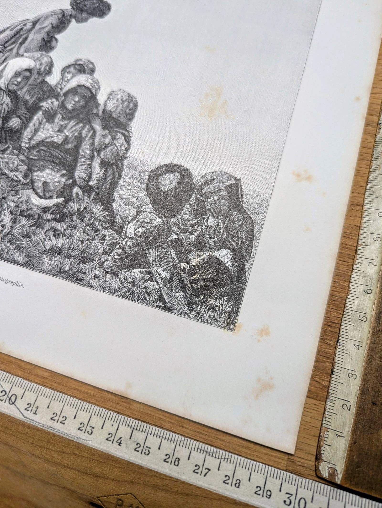 Os curiosos, crianças armênias. Ilustração impressa em 1891. – photo 8
